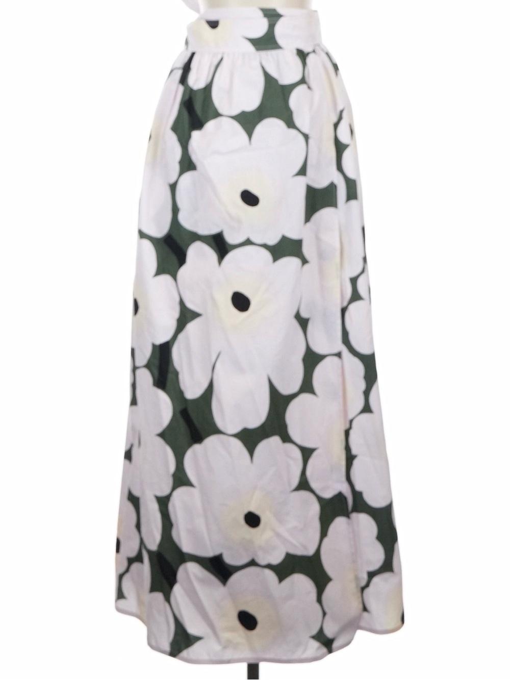 Marimekko Women's Surista Pieni Unikko 2 Wrap Skirt medium EUC - Picture 3 of 4
